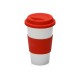 Купить Фарфоровая кружка с двойными стенками Toronto, 300 мл, красный с нанесением логотипа