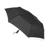 Купить Зонт складной Ontario, автоматический, 3 сложения, с чехлом, черный с нанесением логотипа