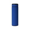 Купить Термос Confident с покрытием soft-touch 420мл, синий с нанесением логотипа