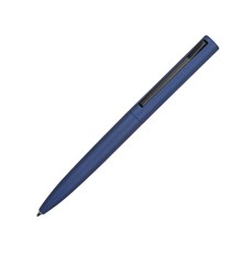 Ручка металлическая шариковая Bevel, синий/черный