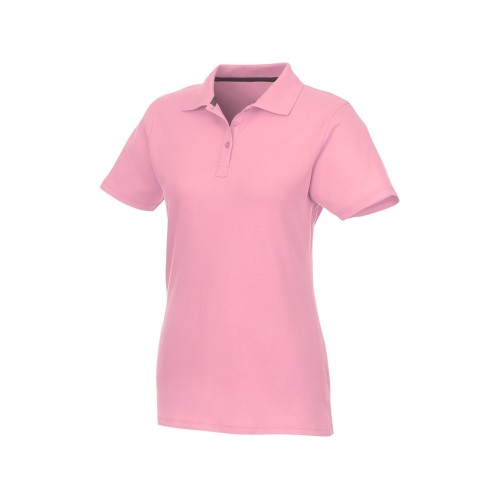 Купить Женское поло Helios с коротким рукавом, light pink с нанесением логотипа