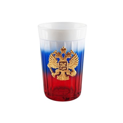 Купить Граненый стакан Россия с нанесением