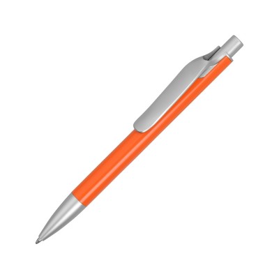 Купить Ручка металлическая шариковая Large, оранжевый/серебристый с нанесением