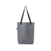 Купить Эко-сумка Felta объемом 12 л из фетра, переработанного по стандарту GRS, с широким дном, средне-серый с нанесением логотипа