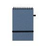 Купить Блокнот B7 Toledo S, синий + ручка шариковая Pianta из пшеничной соломы, синий с нанесением логотипа