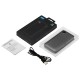 Купить Внешний аккумулятор с дисплеем Mild, 10 000 mAh, темно-серый с нанесением логотипа