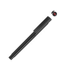 Капиллярная ручка в корпусе из переработанного материала rPET RECYCLED PET PEN PRO FL, черный с красным
