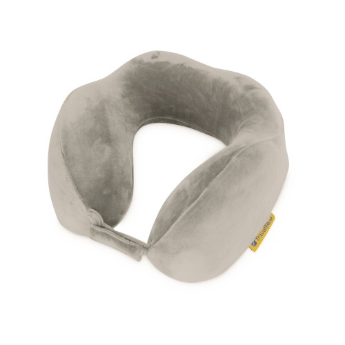Купить Подушка набивная Travel Blue Tranquility Pillow, светло-серый с нанесением логотипа Купить Подушка набивная Travel Blue Tranquility Pillow, светло-серый с нанесением логотипа