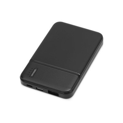 Купить Внешний аккумулятор Evolt Mosaic, 5000 mAh, черный с нанесением