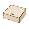 Купить Деревянная подарочная коробка, 122 х 45 х 122 мм с нанесением логотипа