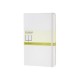 Купить Записная книжка Moleskine Classic (нелинованный) в твердой обложке, Large (13х21см), белый с нанесением логотипа