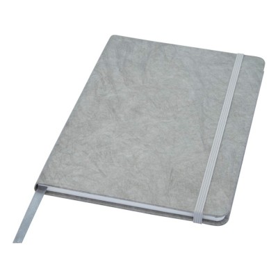 Купить Блокнот Breccia, формат А5, с листами из каменной бумаги, серый с нанесением