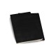 Купить Записная книжка Moleskine Volant (нелинованная, 2 шт.), Large (13х21см), черный с нанесением логотипа