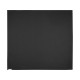Купить Вафельное одеяло Abele 150 x 140 см из хлопка, сплошной черный с нанесением логотипа