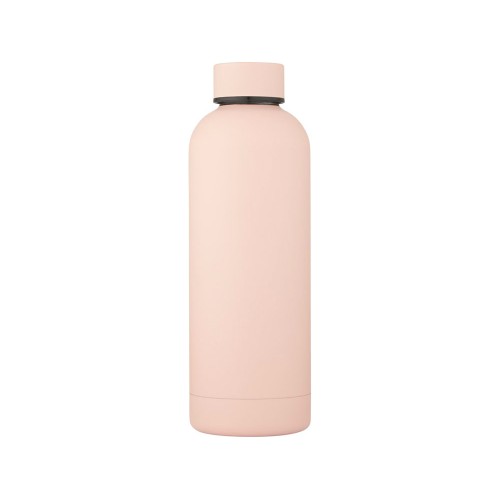 Купить Spring Медная бутылка объемом 500 мл с вакуумной изоляцией, pale blush pink с нанесением логотипа