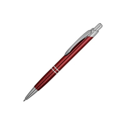 Купить Ручка шариковая Кварц, красный/серебристый с нанесением логотипа