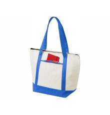 Сумка-холодильник Lighthouse, натуральный/синий