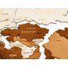 Купить Интерьерная карта мира World с нанесением логотипа