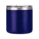 Купить Кружка стальная Alaska с крышкой слайдером, powder coating, синий с нанесением логотипа