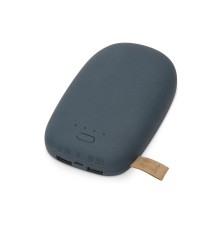 Внешний аккумулятор в форме камня Stone, 10400 mAh, темно-серый
