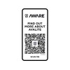 Купить Avalite футболка унисекс Aware™ из переработанных материалов с коротким рукавом - Черный с нанесением логотипа