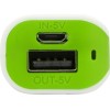Купить Портативное зарядное устройство (power bank) Basis, 2000 mAh, зеленое яблоко с нанесением логотипа