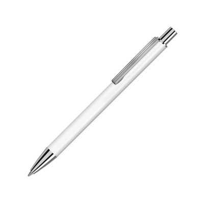 Купить Металлическая автоматическая шариковая ручка Groove, белый с нанесением
