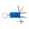 Купить Мультитул-брелок 5-в-1 Badge, синий с нанесением логотипа