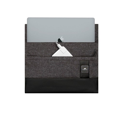 Купить RIVACASE 8802 black melange чехол для MacBook Pro/MacBook Air 13 / 12 с нанесением логотипа
