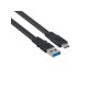 Купить Кабель USB Type C 3.0 – Type A 1.2м BK12, черный с нанесением логотипа