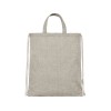 Купить Pheebs 150 г/м² Aware™ рюкзак со шнурком из переработанных материалов - Натуральный с нанесением логотипа