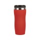 Купить Термокружка Double wall mug C1, soft touch, 350 мл, красный (Р) с нанесением логотипа