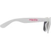Купить Солнцезащитные очки Sun Ray из переработанной пластмассы, белый с нанесением логотипа