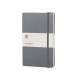 Купить Записная книжка Moleskine Classic (в линейку) в твердой обложке, Large (13х21см), серый с нанесением логотипа