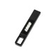 Купить USB 2.0- флешка на 32 Гб c подсветкой логотипа Hook LED, темно-серый, белая подсветка с нанесением логотипа