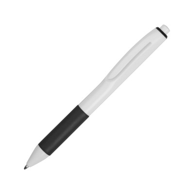 Купить Ручка пластиковая шариковая Band, белый/черный с нанесением логотипа