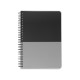 Купить Блокнот ColourBlock А5, черный с нанесением логотипа
