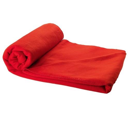 Купить Плед Huggy в чехле 150 x 120 см - Красный с нанесением логотипа