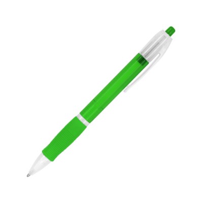 Купить Ручка пластиковая шариковая ONTARIO, папоротник с нанесением логотипа
