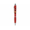 Купить Ручка-стилус шариковая Nash, красный с нанесением логотипа