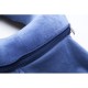 Купить Подушка для путешествий с эффектом памяти, с капюшоном Hooded Tranquility Pillow, синий с нанесением логотипа