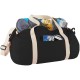Купить Хлопковая сумка Barrel Duffel, черный/бежевый с нанесением логотипа