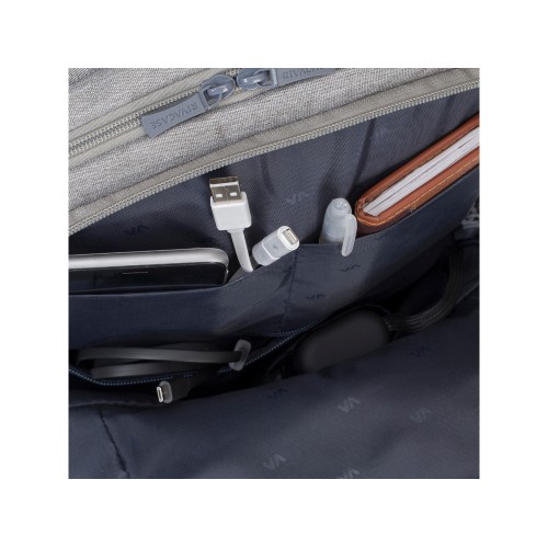 Купить RIVACASE 7760 grey ECO рюкзак для ноутбука 15.6 с нанесением логотипа