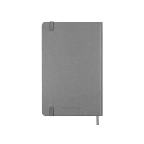 Купить Записная книжка Moleskine Classic (в линейку) в твердой обложке, Medium (11,5x18 см), серый с нанесением логотипа