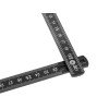 Купить Складная линейка длиной 2 м Plank, черный с нанесением логотипа