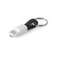 Купить RIEMANN. USB-кабель с разъемом 2 в 1, Черный с нанесением логотипа