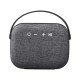 Купить Динамик Bluetooth с тканым материалом, черный с нанесением логотипа