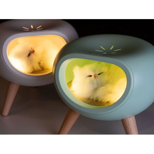 Купить Ночник Rombica LED Koko Mint с нанесением логотипа