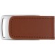 Купить Флеш-карта USB 2.0 16 Gb с магнитным замком Vigo, светло-коричневый/серебристый с нанесением логотипа