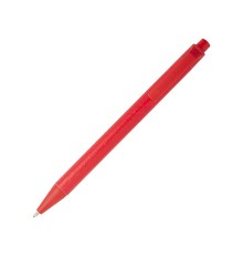 Одноцветная шариковая ручка Chartik из переработанной бумаги с матовой отделкой, красный